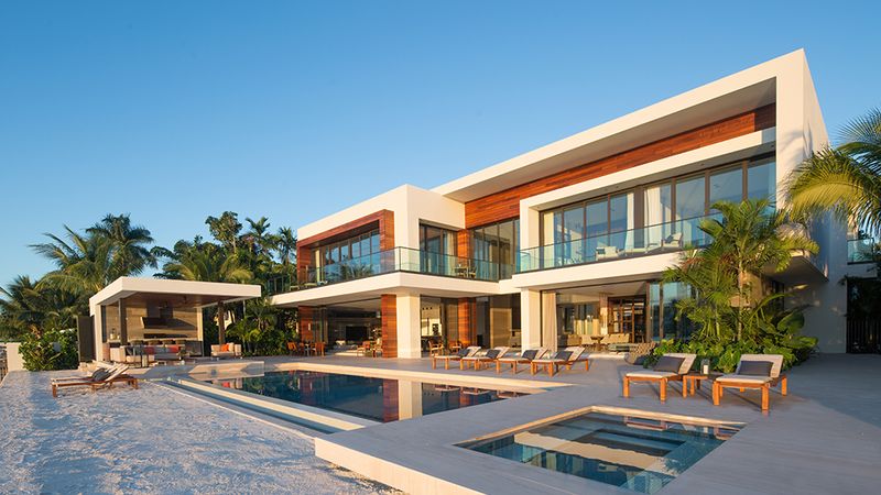 "Casa Clara" l'une des villas les plus prestigieuses des Isles Venetian sur Miami Beach